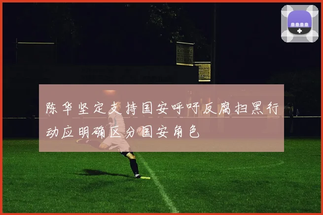 陈华坚定支持国安呼吁反腐扫黑行动应明确区分国安角色